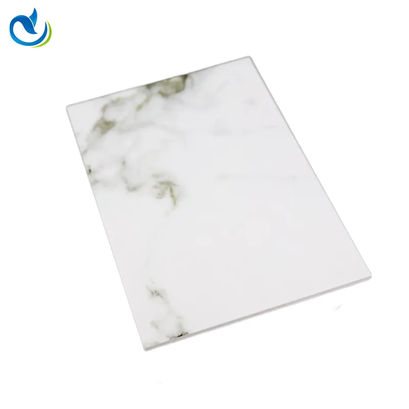 Wasserdichte Kunststoff -Alternative UV PVC Marmor Tafeln Bretter